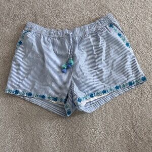 Vineyard Vines Blue & White Striped Drawstring Shorts